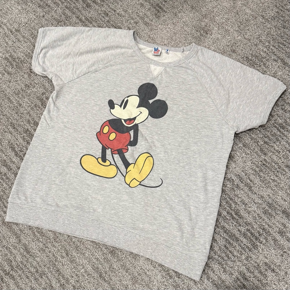 Disney Mickey Mouse Junk Food Sweatshirt, XL